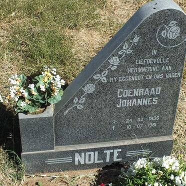 NOLTE Coenraad Johannes 1936-1981