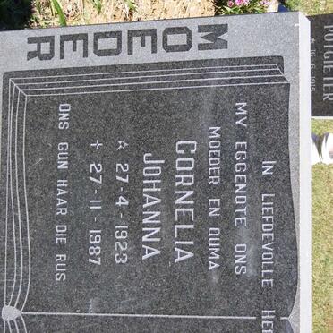 NAUDE Christiaan Johannes 1921- &amp; Cornelia Johanna 1923-1987