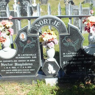 NORTJÉ Stephanus Gerhardus 1942- &amp; Hester Magdalena 1940-1994 :: NORTJÉ Elsa 1954-2010