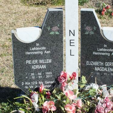 NEL Pieter Willem Adriaan 1933-2011 &amp; Elizabeth Gertruida Magdalena 1934-