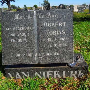 NIEKERK Ockert Tobias, van 1922-1994