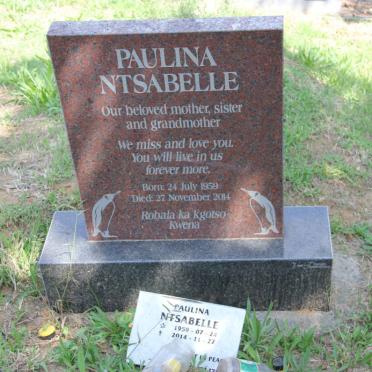 NTSABELLE Paulina 1959-2014