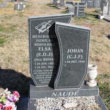 NAUDE C.J.F. 1949- &amp; E.D.J. ROOS 1953-2013