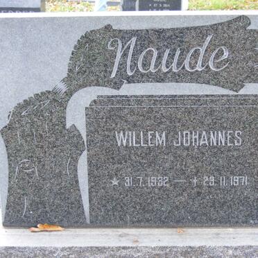 NAUDE Willem Johannes 1932-1971