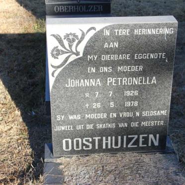 OOSTHUIZEN Johanna Petronella 1926-1978