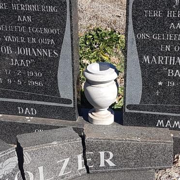 OBERHOLZER Jacob Johannes 1930-1986 &amp; Martha Jacoba 1932-