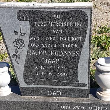 OBERHOLZER Jacob Johannes 1930-1986 &amp; Martha Jacoba 1932-