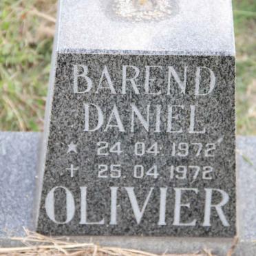 OLIVIER Barend Daniel 1972-1972
