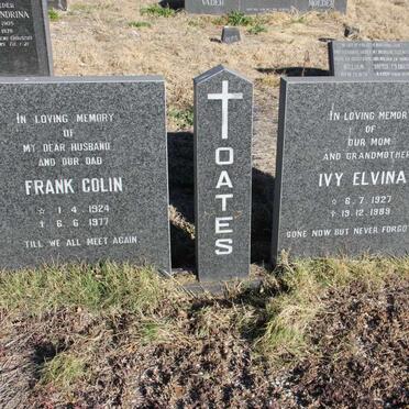 OATES Frank Colin 1924-1977 &amp; Ivy Elvina 1927-1989