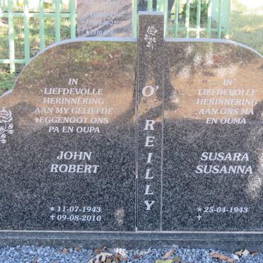 O'REILLY John Robert 1943-2010 &amp; Susara Susanna 1943-