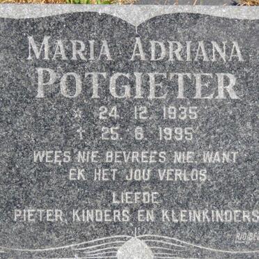 POTGIETER Maria Adriana 1935-1995