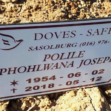 POLILE Phohlwana Joseph 1954-2018