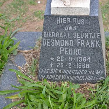 PEDRO Desmond Frank 1964-1968