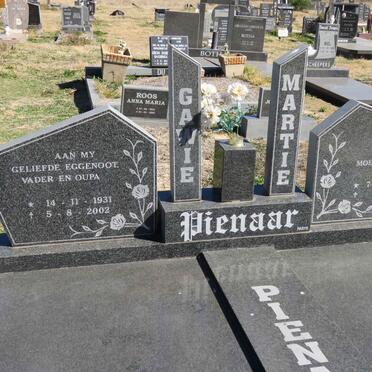 PIENAAR Gawie 1931-2002 &amp; Martie 1937-