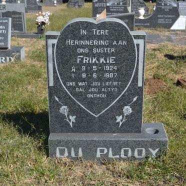 PLOOY Frikkie, du 1924-1987