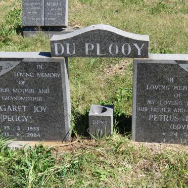 PLOOY Petrus Johannes, du 1932-1990 &amp; Margaret Joy 1933-2004