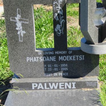 PALWENI Phatsoane Moeketsi 1958-2005