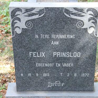 PRINSLOO Felix 1913-1972