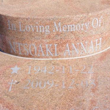PHALATSI Ntsoaki Annah 1942-2009