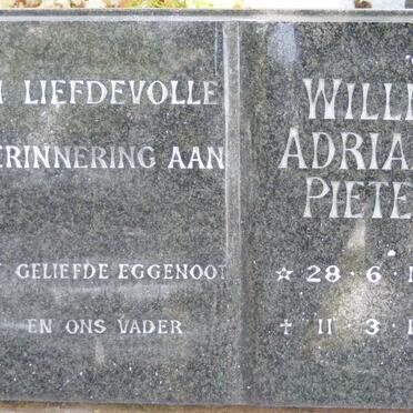 PREEZ Willem Adriaan Pieter, du 1926-1974