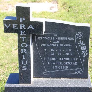 PRETORIUS Vera 1932-2006