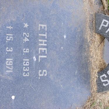 PRETORIUS Ethel S. 1933-1971