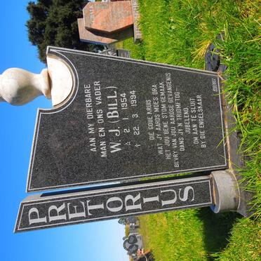 PRETORIUS W.J. 1954-1994