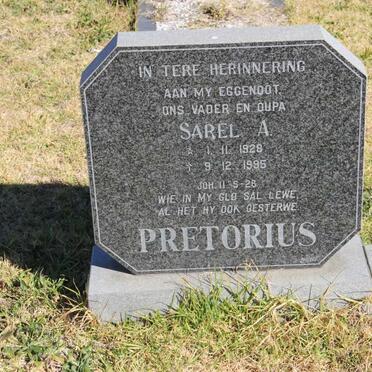 PRETORIUS Sarel A. 1928-1995