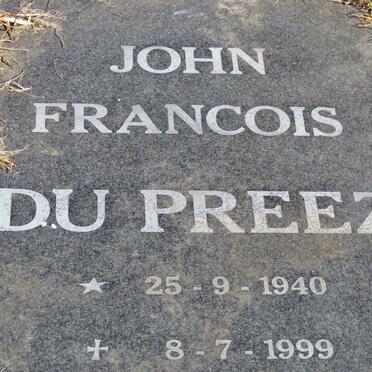 PREEZ John Francois, du 1940-1999