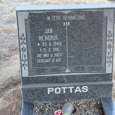 POTTAS Jan Hendrik 1948-1981