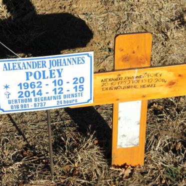 POLEY Alexander Johannes 1962-2014
