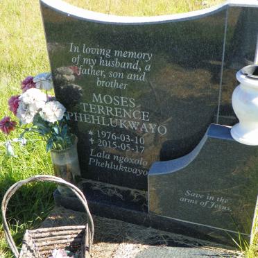 PHEHLUKWAYO Moses Terrence 1976-2015