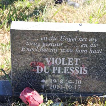 PLESSIS Violet, du 1918-2011