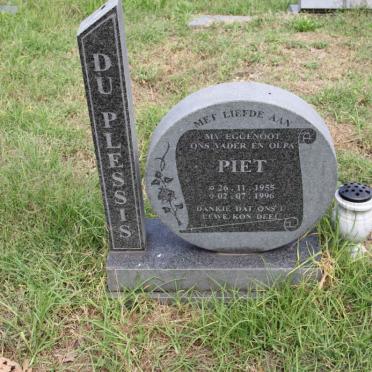 PLESSIS Piet, du 1955-1996