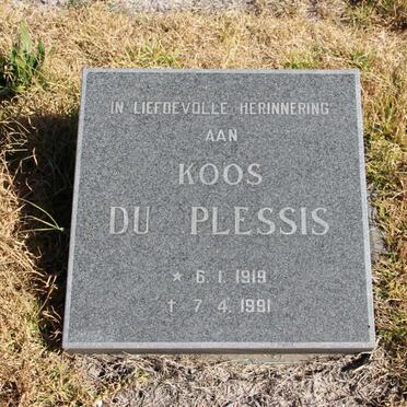 PLESSIS Koos, du 1919-1991