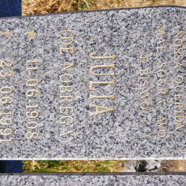 QUINTAL Joao, de 1907-1994 &amp; Julia DE NOBREGA 1908-1991 