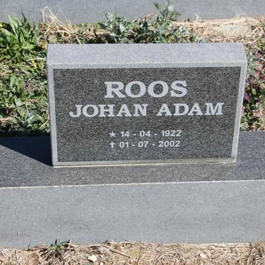 ROOS Johan Adam 1922-2002