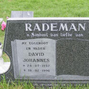 RADEMAN David Johannes 1937-1996