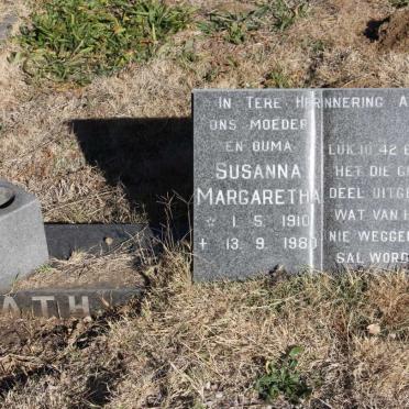 RAATH Petrus Johannes 1916-1977 &amp; Susanna Margaretha 1910-1980
