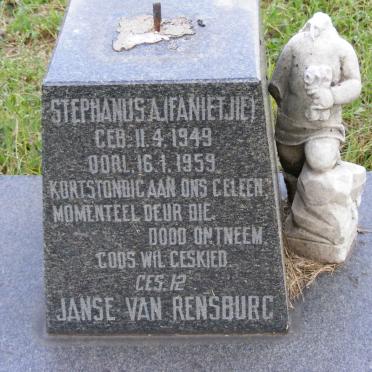 RENSBURG Stephanus A., Janse van 1949-1959