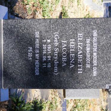 RENSBURG Elizabeth Helena Jacoba, Janse van nee STRYDOM 1931-2016