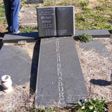 RENSBURG Michael Antonie, Janse van 1928-1987