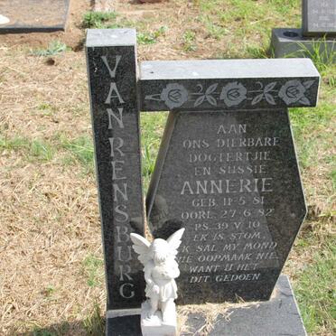 RENSBURG Annerie, van 1981-1982