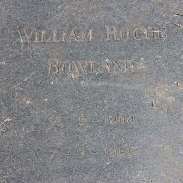 ROWLAND William Roche 1904-1968