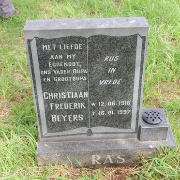 RAS Christiaan Frederik Beyers 1916-1997
