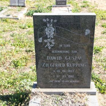 RUPPING Dawid Gustav Ziegfried 1953-1987