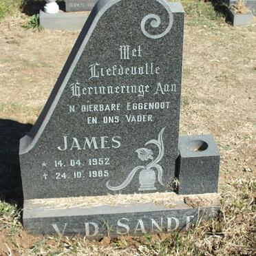 SANDT James, v.d. 1952-1985