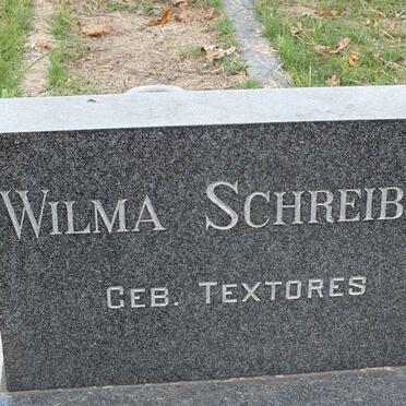 SCHREIBER Wilma nee TEXTORES 1922-1970