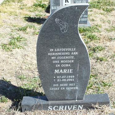 SCRIVEN Marie 1949-2001