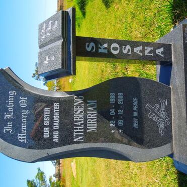 SKOSANA Nthabiseng Mirriam 1988-2009